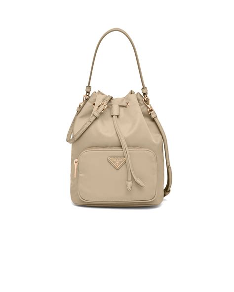 prada bucket bag size